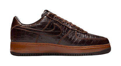 Nike Air Force 1 Low top Skateboard Shoes Mens Brown Black vjkicks