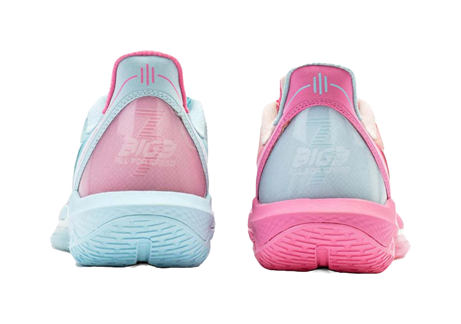 361° Big3 4.0 QUICK Basketball Shoes Unisex Low top Blue/Pink vjkicks