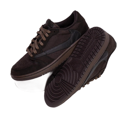 Travis Scott X Air Jordan 1 Low OG Velvet Brown vjkicks