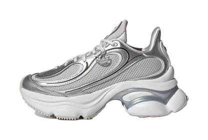 Adidas Originals Ozvenuz Low Top Chunky Sneakers Womens Silver vjkicks