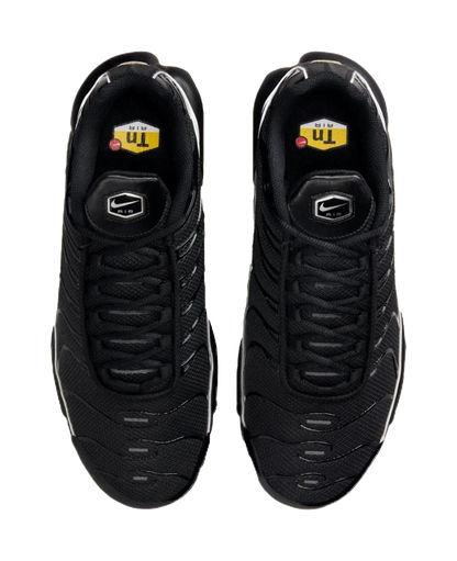 Nike Air Max Plus Support Running Shoes Unisex Black White vjkicks