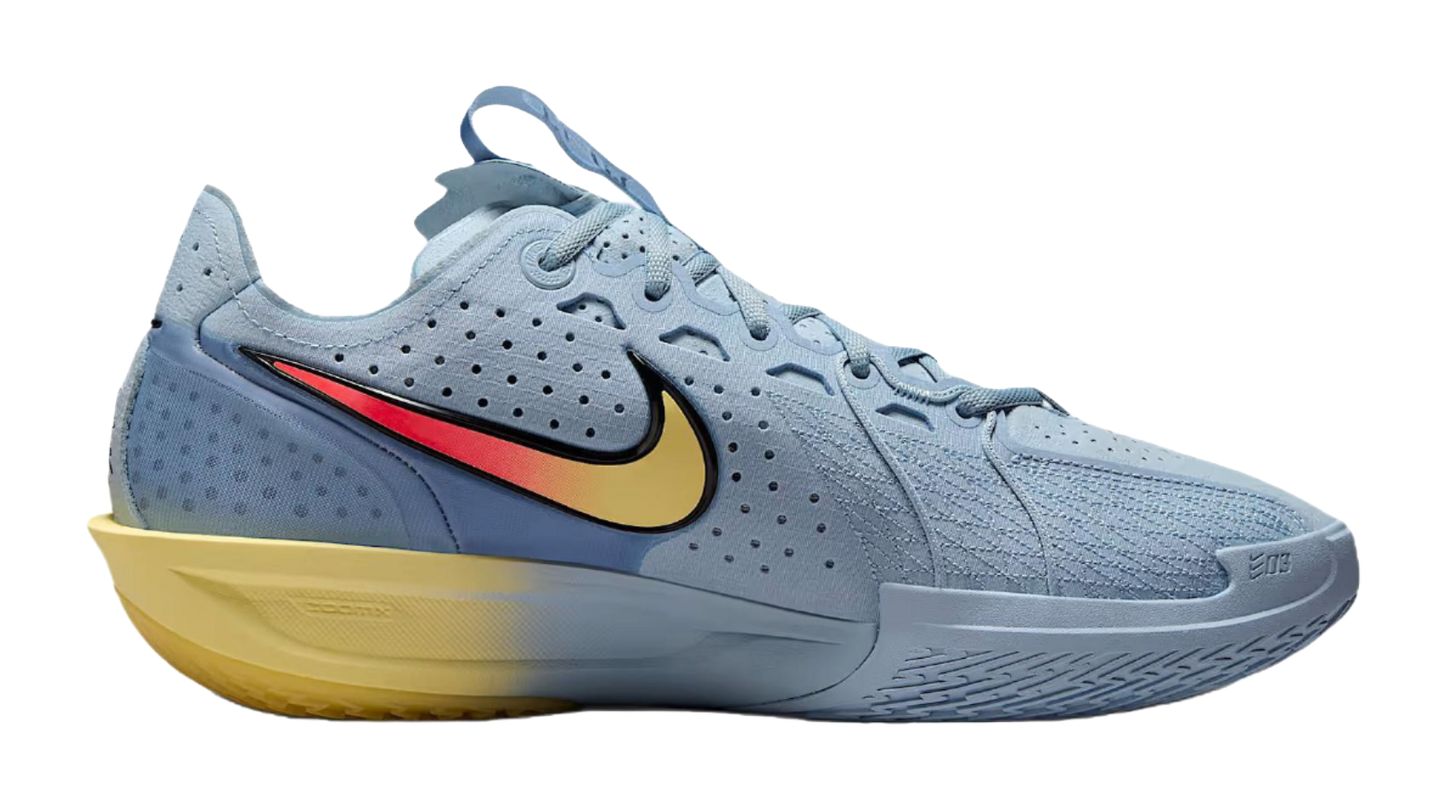 Nike G.T. Cut 3 Cushioning, Abrasion Resistant, Breathable, Lightweight Low Top Basketball Shoes Unisex Blue vjkicks