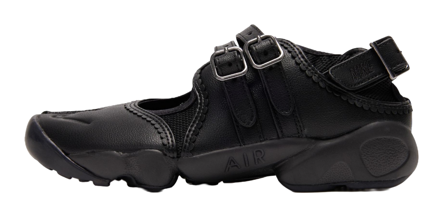 Nike Air Rift Triple Black Buckle Strap Womens vjkicks