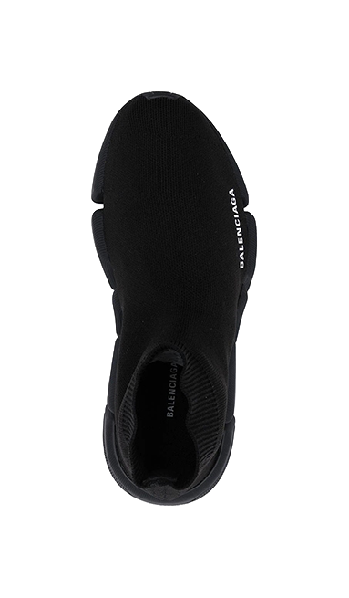 Balenciaga Speed 2.0 Shiny Black Womens vjkicks