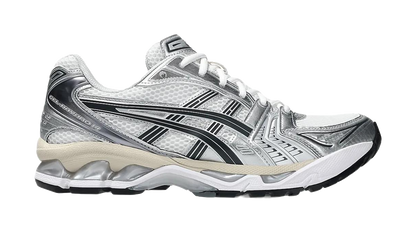 ASICS Gel Kayano 14 Low top GEL Cushioning Gel Casual Running Shoes Unisex Silver White vjkicks
