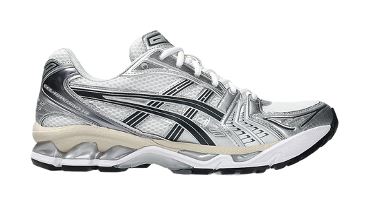 ASICS Gel Kayano 14 Low top GEL Cushioning Gel Casual Running Shoes Unisex Silver White vjkicks