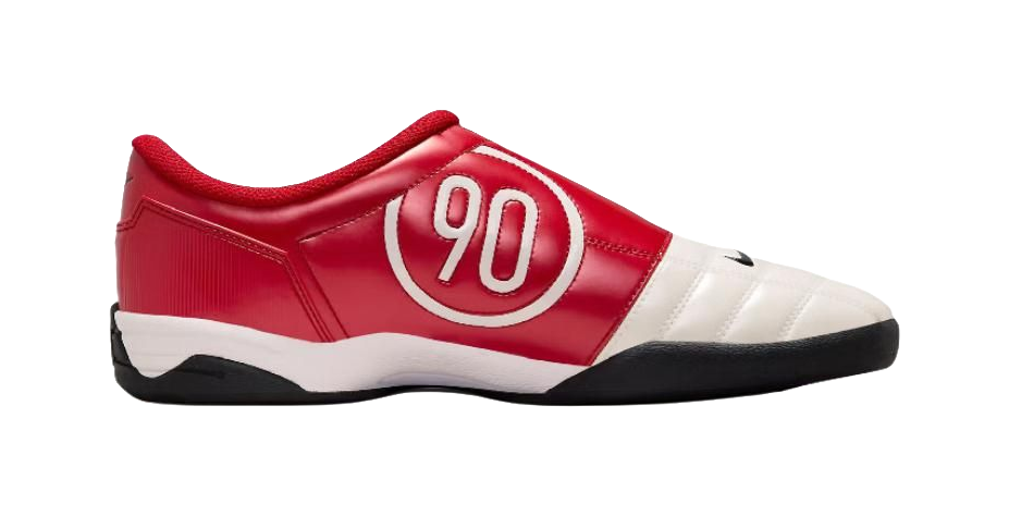 Nike Total 90 IIl Anti Slip Wear Resistant Soccer Shoes Unisex White Red vjkicks