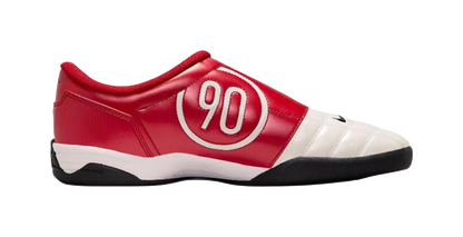 Nike Total 90 IIl Anti Slip Wear Resistant Soccer Shoes Unisex White Red vjkicks