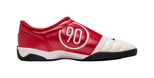 Nike Total 90 IIl Anti Slip Wear Resistant Soccer Shoes Unisex White Red vjkicks