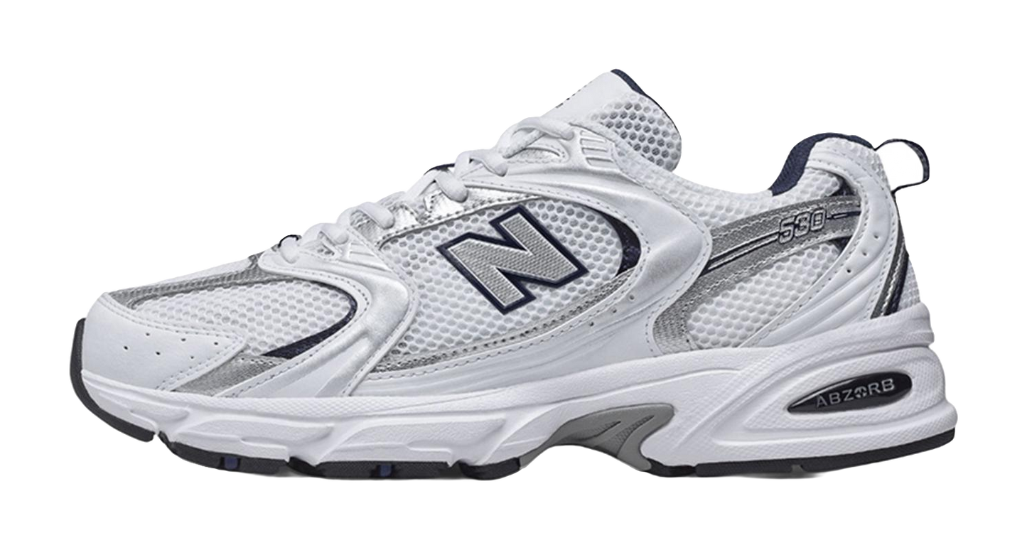 New Balance 530 White/Natural Indigo Sneakers vjkicks