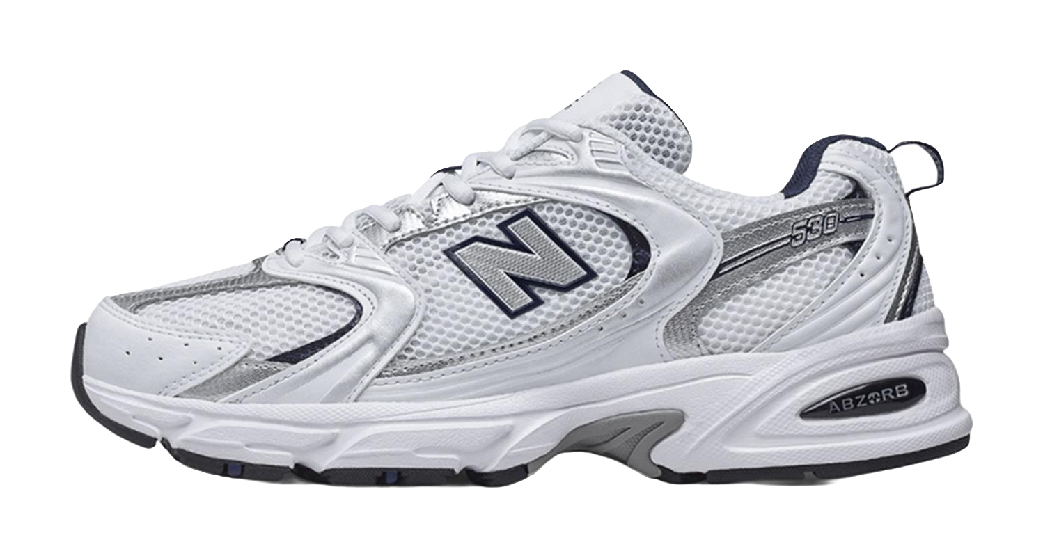 New Balance 530 White/Natural Indigo Sneakers vjkicks
