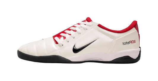 Nike Total 90 IIl Anti Slip Wear Resistant Soccer Shoes Unisex White Red vjkicks
