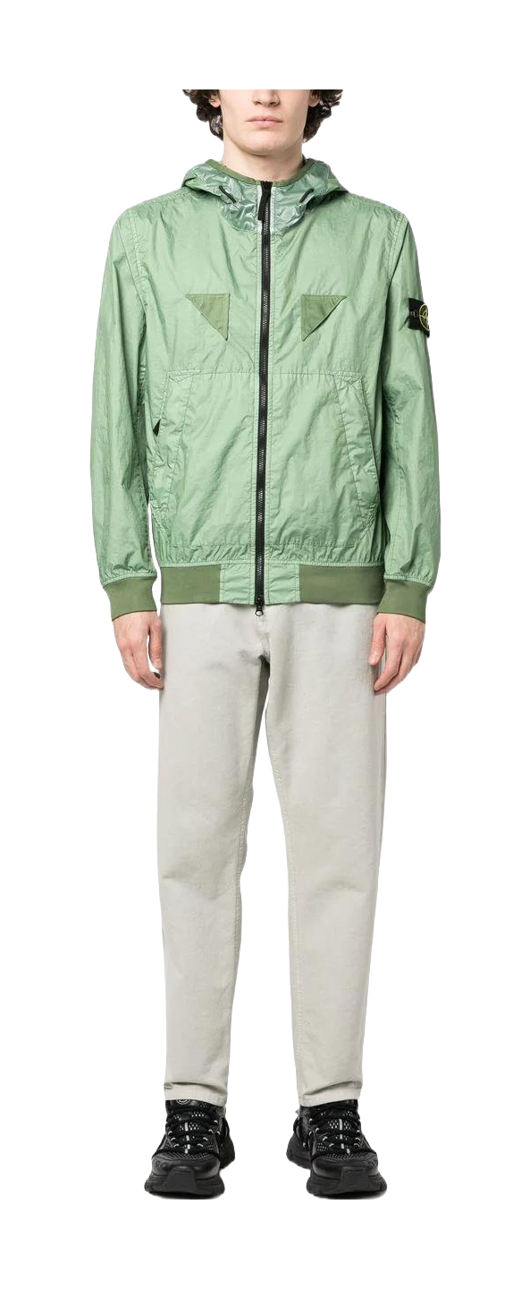STONE ISLAND Logo patch Lightweight Jacket vjkicks