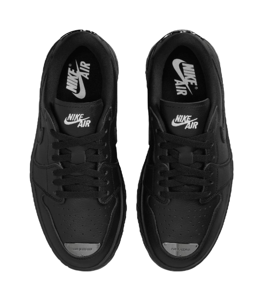 Jordan Air Jordan 1 Anti Slip Wear Resistant Low Top Casual Shoes Womens Black vjkicks