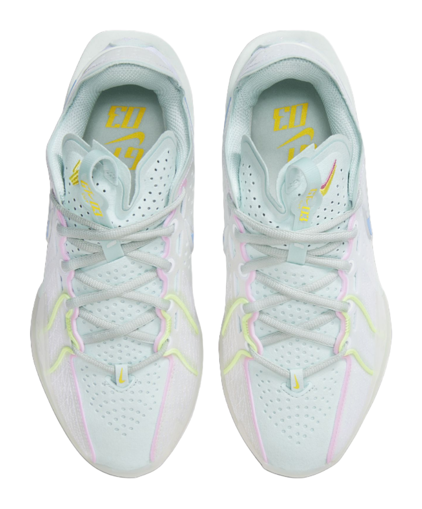 Nike G.T. Cut 3 EP White Aquarius Blue Pink Womens vjkicks