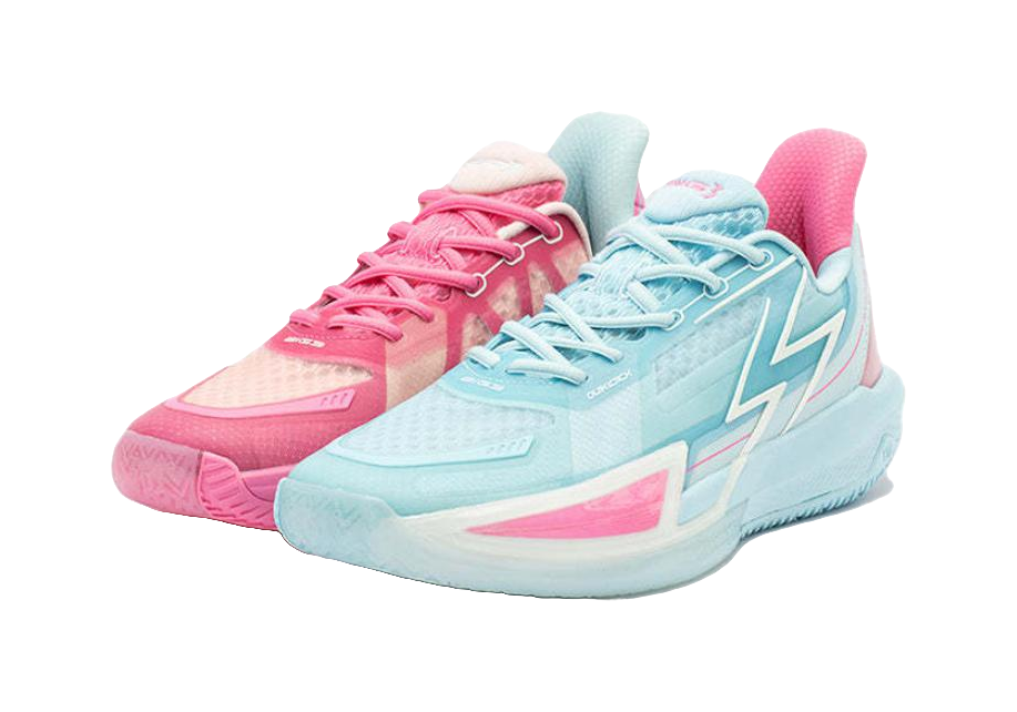 361° Big3 4.0 QUICK Basketball Shoes Unisex Low top Blue/Pink vjkicks