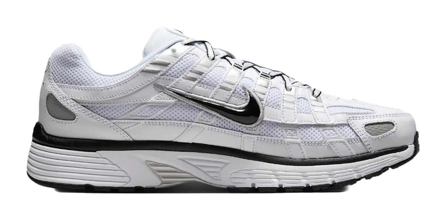 Nike P 6000 White Metallic Silver Black vjkicks