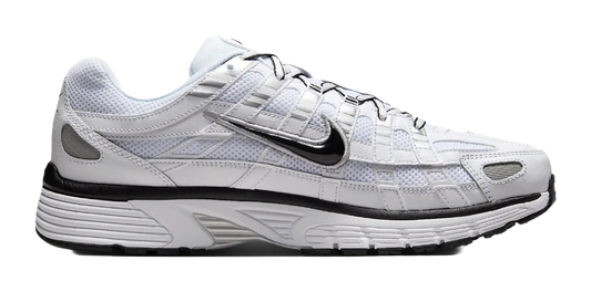 Nike P 6000 White Metallic Silver Black vjkicks