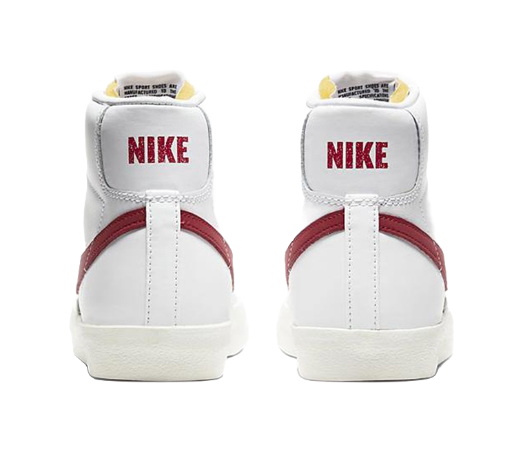 Nike Blazer 77 Vintage Mid White Worn Brick Womens vjkicks