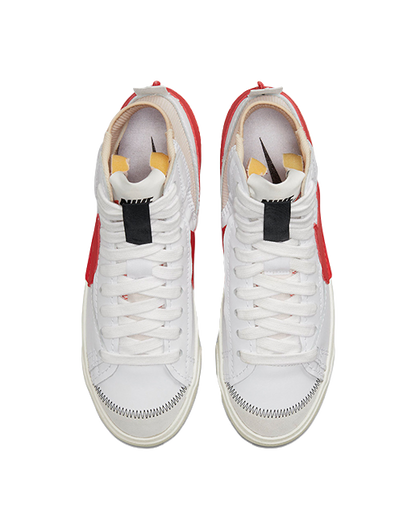 Nike Blazer Mid 77 Jumbo White Habanero Red vjkicks