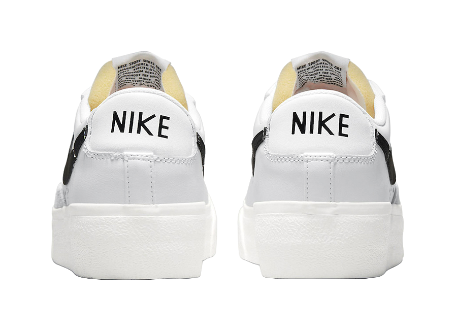 Nike Blazer Low Platform White Black Womens vjkicks