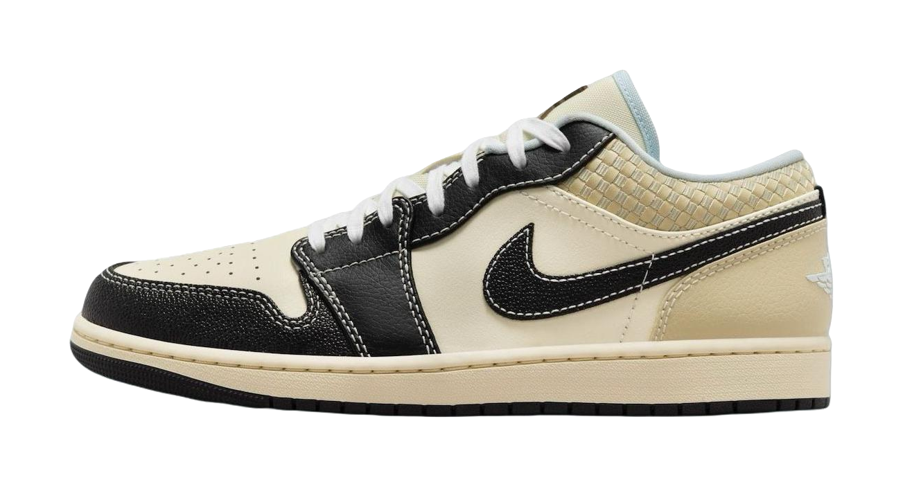Jordan 1 Low Se Coconut Milk Black Muslin vjkicks