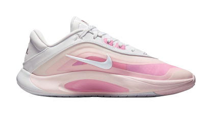 Nike AOne Breathable Traction Basketball Shoes Unisex Pink White vjkicks