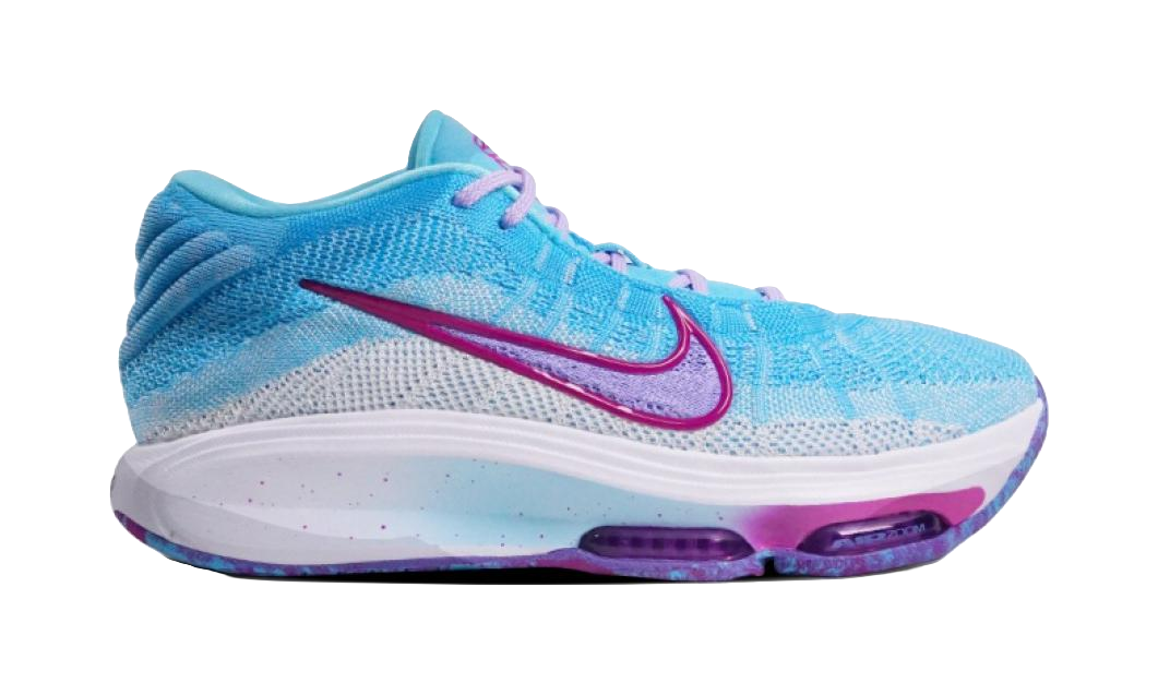 Nike G.T. Hustle Anti-Slip Wear-Resistant Mid-Top Basketball Shoes Mens Blue vjkicks