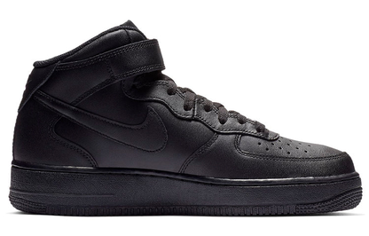Nike Air Force 1 Mid Triple Black vjkicks