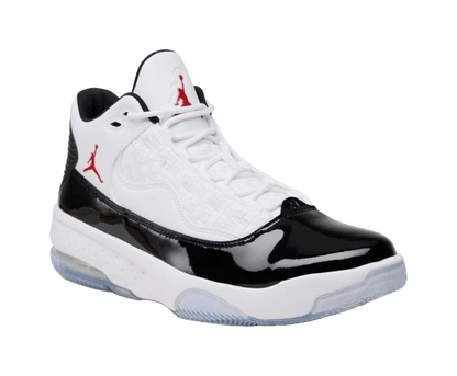 Jordan Max Aura 2 White Black Gym Red vjkicks