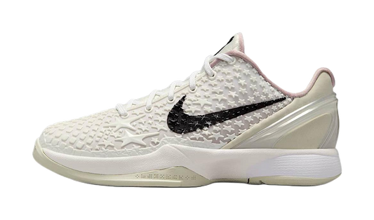 Nike Zoom Kobe 6 Anti Slip Wear Resistant Low Top Childrens Basketball Shoes White vjkicks