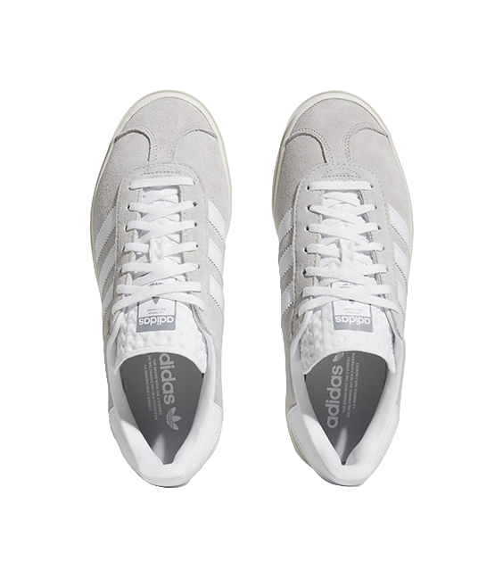 Adidas Womens Gazelle Bold Grey White Womens vjkicks