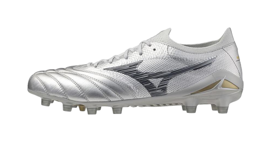 Mizuno Morelia Neo 4 FG Firm Ground Slip Resistant Abrasion Resistant Soccer Shoes Unisex Silver vjkicks