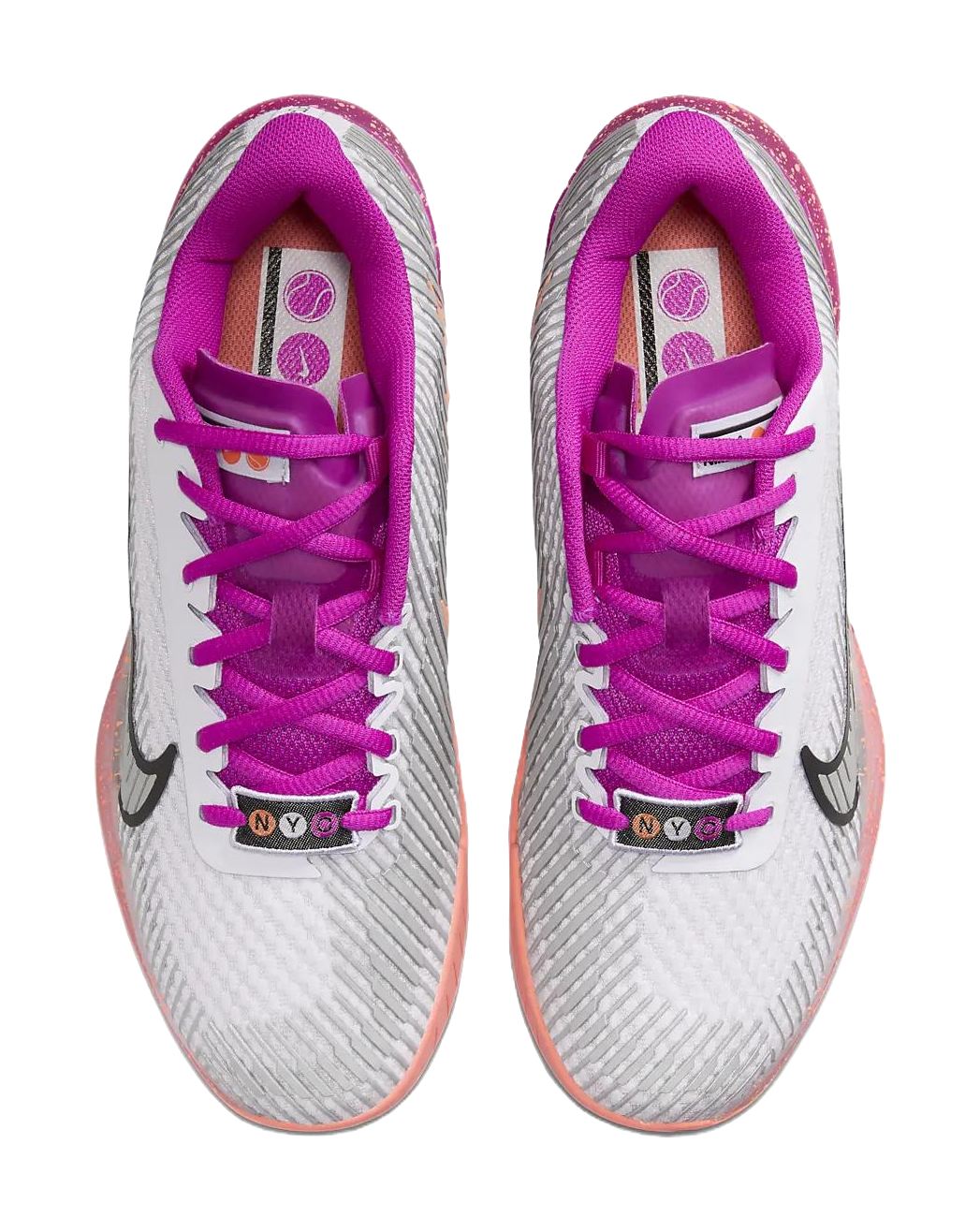 Nike Court Vapor 11 Hc Premium Barely Grape Vivid Grape Light Wild Mango Metallic Silver Womens vjkicks