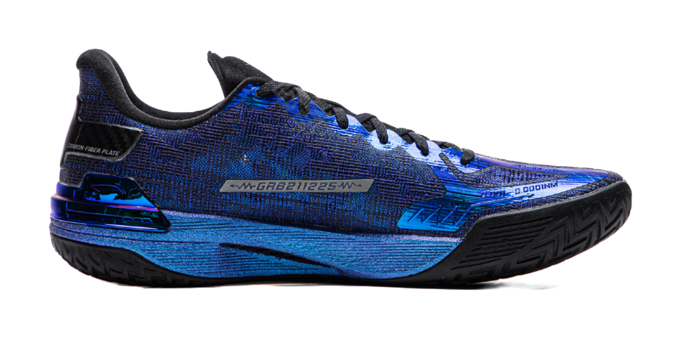 LiNing Gamma Cushioning Anti-Slip And Wear-Resistant Support Lightweight Rebound Low-Top Basketball Shoes Mens Blue vjkicks