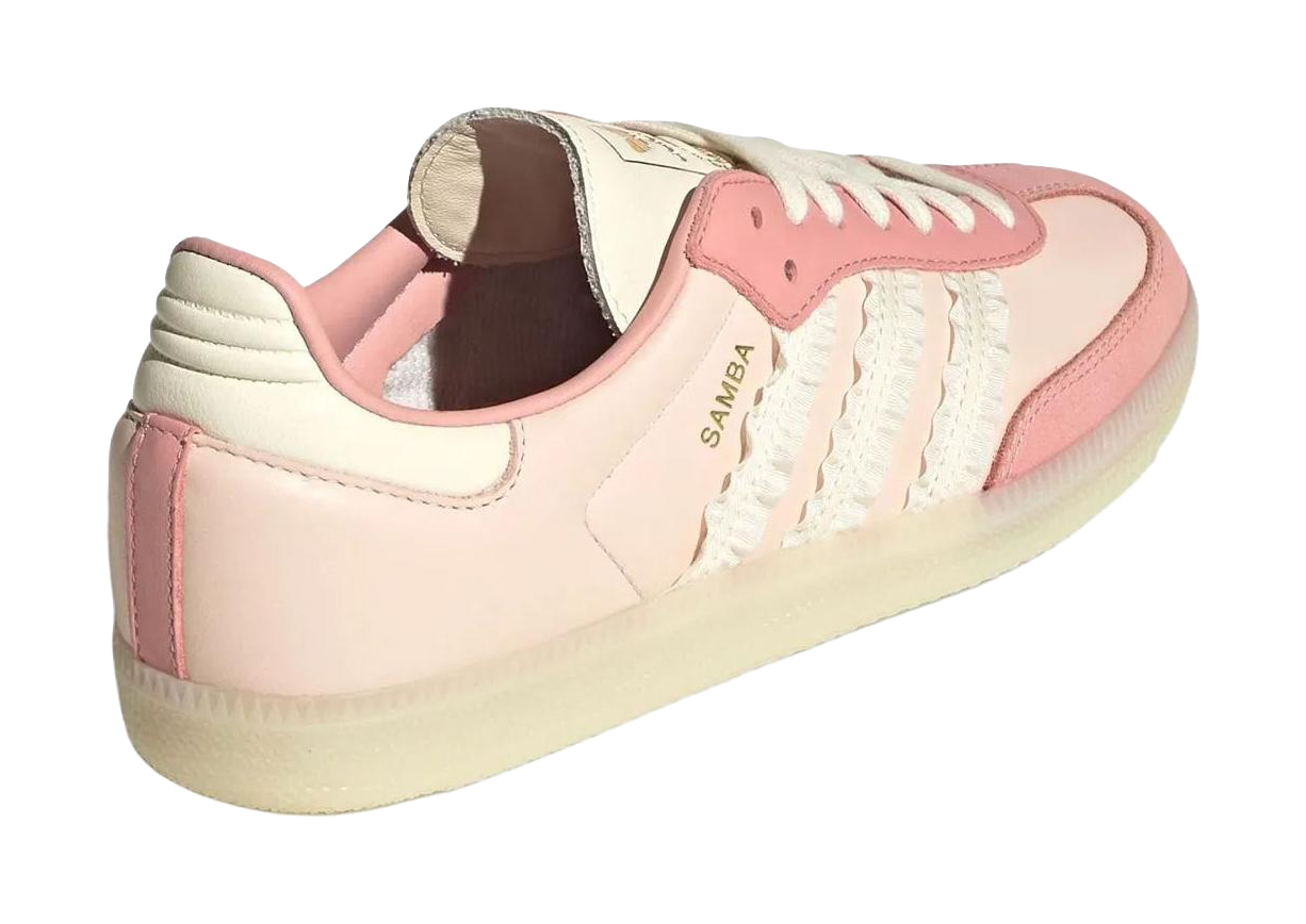 Adidas Womens Samba Ruffle Stripes Pack Wonder Mauve Womens vjkicks