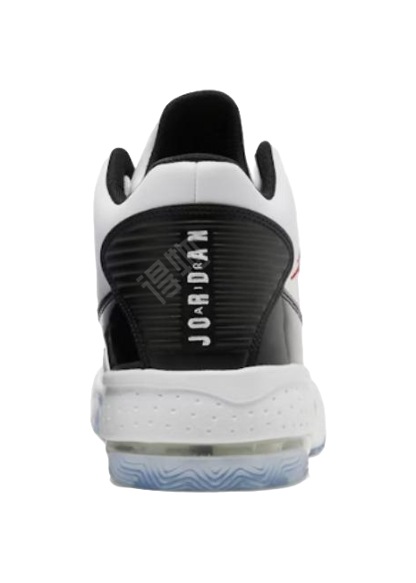 Jordan Max Aura 2 White Black Gym Red vjkicks