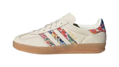 Adidas Liberty London X Adidas Womens Gazelle Indoor Floral Embroidery Off White Womens vjkicks