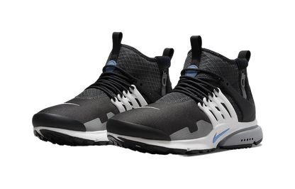 Nike Air Presto Mid Utility Antracite Summit White Particle Grey University Blue vjkicks