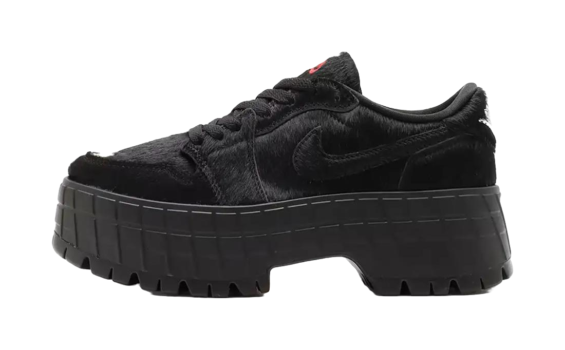 Jordan 1 Low Brooklyn Black Gym Red Womens vjkicks